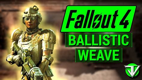 fallout 4 ballistic weave under armor|fallout 4 ballistic weave guide.